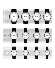 Ferragamo Womens Ferragamo Duo Two Tone 33mm Bracelet Fashion Watch