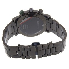 GUCCI G Chrono Watches 101M black blackDial Stainless Steel Quartz Chronog…