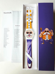 NEW SWATCH x DRAGONBALL Z “KAMESENNIN” SUOZ346 NEW GENT WATCH