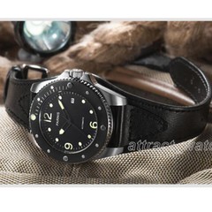 43mm Miyota Automatic Men’s Watch Parnis Sapphire Luminous Marker Ceramic Bezel