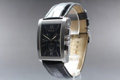 [Exc+5] Gucci 8600M chrono G Metro Black Dial Quartz Men’s Watch From JAPAN