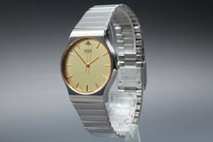 Vintage [Exc+4] Seiko Galaxy 5Y31-8010 Gold Round 32mm Quartz Men’s Watch JAPAN