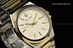 Bulova Classic Two-Tone Stainless Steel Quartz Men’s Watch 98B424