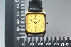 1985 [Near MINT] Seiko Dolce 7731-5040 Gold Dial 27mm Quartz Men’s Watch