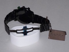New Men’s 101m Gucci chrono 1.92ct.aprx.custom set real Diamond Watch YA101331