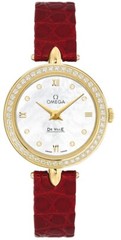 Omega De Ville Prestige 42458276055001 Dewdrop White MOP Dial Gold Womens Watch