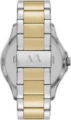 ARMANI EXCHANGE AX2453 THREE-HAND DATE BLACK DIAL TWO-TONE QUARTZ MENS WATCH