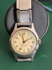 Vintage Timor WW2 British Military Manual Wind Wrist Watch 30mm