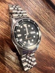Seiko Divers Black Boy SKX013K2 With MilTat Solid Stainless 100% Factory