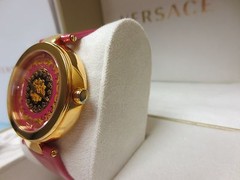 Versace Women’s VK6030013 Mystique Foulard Rose Gold Ion-Plated Diamond Watch