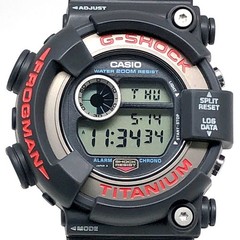 G SHOCK G SHOCK DW 8200 1A FROGMAN 2nd Generation Frogman Titanium Case Dark Gra