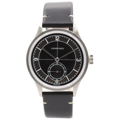 38.5mm Longines L2.828.4.53.2 Sector Dial Heritage Classic Automatic Wristwatch