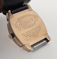Super Rare Fossil JR-9321BAW Flip Dial Men’s Watch ~Look !!