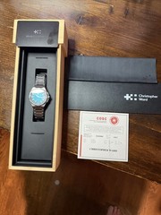Christopher Ward C12 TWELVE (Ti) 40mm Astral Blue COSC Certified.