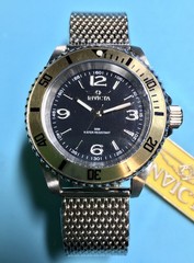 INVICTA SPECIALTY PRO DIVER FATHOMS STYLE NO DATE ALPHA NUMERIC 40MM QUARTZ MOD!