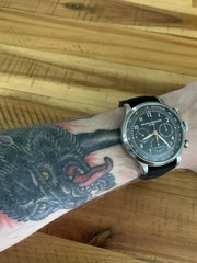 Baume & Mercier Capeland Auto Chronograph Tachymeter Date Black Dial 44mm