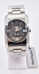 Hush Puppies HP.3217M.1521 Men’s Watch Tank Quartz Steel Date NOS w/ Box