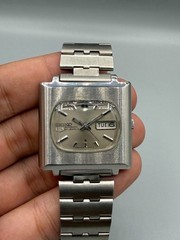 Vintage Seiko 5 Automatic 6319 Japan 21 Jewels Cream Dial Day Date 1970s