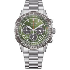 Citizen Men’s Watch Promaster Sky Chronograph Green Dial Bracelet CA4664-60W