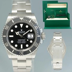 2025 NEW PAPERS Rolex 126610LN Submariner 41mm Steel Black Ceramic Watch Box