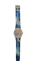 2004 SWATCH CITY VIENNA SPECIAL Swiss Watch Blue White New Battery FREE SHIP