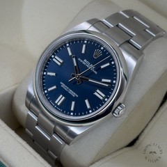 Rolex Oyster Perpetual 41 Blue 2023 FULL SET with Tags 124300-0003