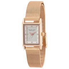 Grandeur Women’s Mesh Belt MJ-GJUA05-PG Non-waterproof Adjustable Secure Buckle