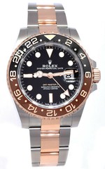 Rolex GMT-Master II Root Beer Ceramic 18k Rose Gold/Steel B/P ’20 126711CHNR