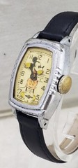 1930’s Ingersoll Mickey Mouse Chrome Watch Serviced and Wearable NICE Cond. 1939