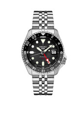 BRAND NEW Seiko 5 Five Sports GMT Automatic Black Dial Men’s Watch SSK001