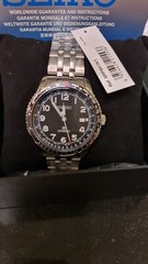 SEIKO PROSPEX SRPB57 Sky NaviTimer Pilot Aviator Watch 4R35 Steel Bracelet Date