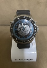 New! – Freestyle Precision 2.0 Watch Men 48mm Black Silver Alarm Chronograph
