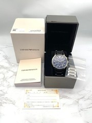 Emporio Armani AR-2448 Quartz Chronograph 42mm Blue Dial Men’s Watch