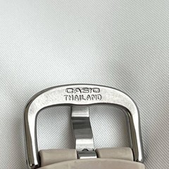 Baby G Casio Watch Radio Solar Logo White Dial Greige