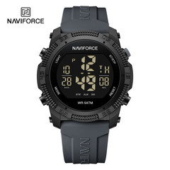 Naviforce 7104 Luxury Men Fashion Watch Water Resistant Wristwatches Silicone St