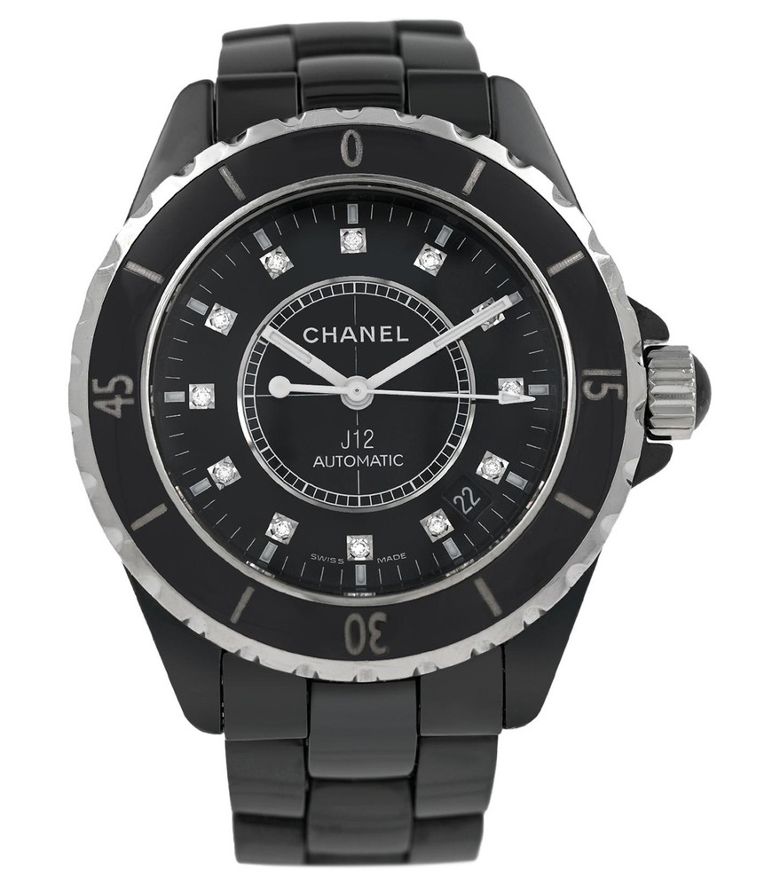 Chanel J12 Chromatic H1626 Diamond Ceramic Steel Date 38MM Unisex Automatic