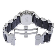 FRED FD012110 Move one Watches Silver blackDial Stainless Steel/rubber Qua…