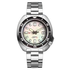 Tandorio 44mm Sapphire Glass Mother of Pearl Dial NH35 200m Diver Auto Men Watch