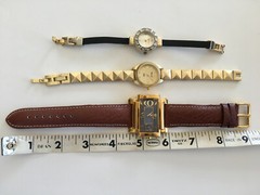 Lot of 3 women’s fashion watches – Pastorelli, Geneva, Style & Co