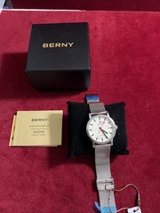 BERNY Automatic Men’s Watch Miyota 8215 Sapphire Crystal Luminous 40mm
