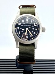 Hamilton Khaki Field Mechanical Black Dial Nylon Men’s Watch H69439931