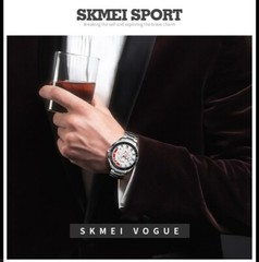 SKMEI Mens Sport Formal Fashion Quartz Wrist Watch Date w/ Box & Warranty Card