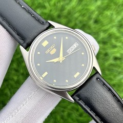 Vintage Seiko 5 Pattern Dial Automatic Japan Made Men’s Watch 7009-6001