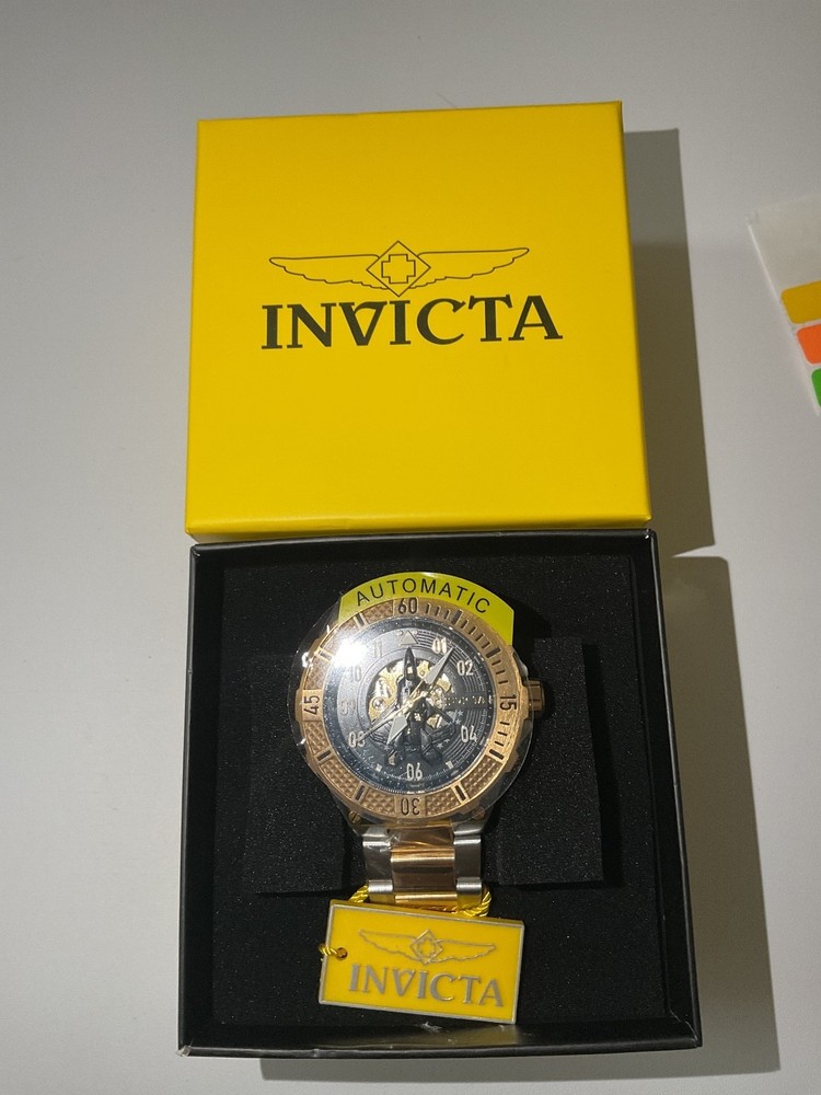 Invicta Automatic Men’s Watch with Two-Tone Metal Band 39911