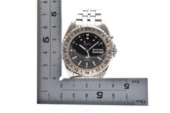 Seiko Kinetic SQ100 5M43-0A90 Black Dial Day Date Men’s Watch English and Arabic