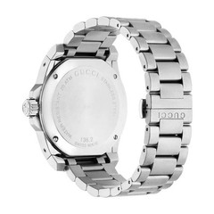 GUCCI Dive YA136208 Men’s Watch 45mm Stainless Steel Black Dial Date Swiss Made