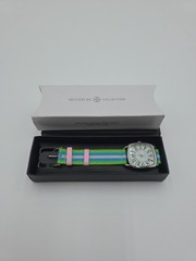 Avon Women’s Signature Collection Square Green Multi-Color Wristwatch