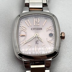 Citizen xC Eco-Drive Square Pink Ladies Watch ES8014-54W wrist 14.0cm/5.5in