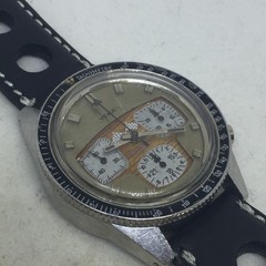 VINTAGE YEMA RALLYGRAF SUPER 606737 “Formica” CHRONOGRAPH MANUAL WIND 39MM