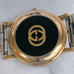 Gucci Men’s Gold Roman Dial Watch 7200M Working Authentic